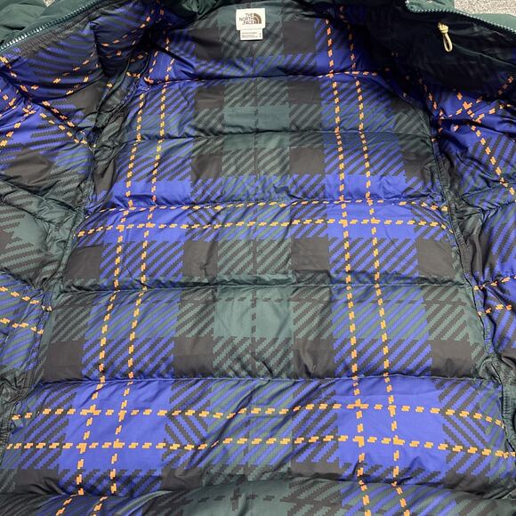 NWT $400 The North Face Womens Sierra Down Long Parka Green Med 600 Coat - Picture 9 of 9